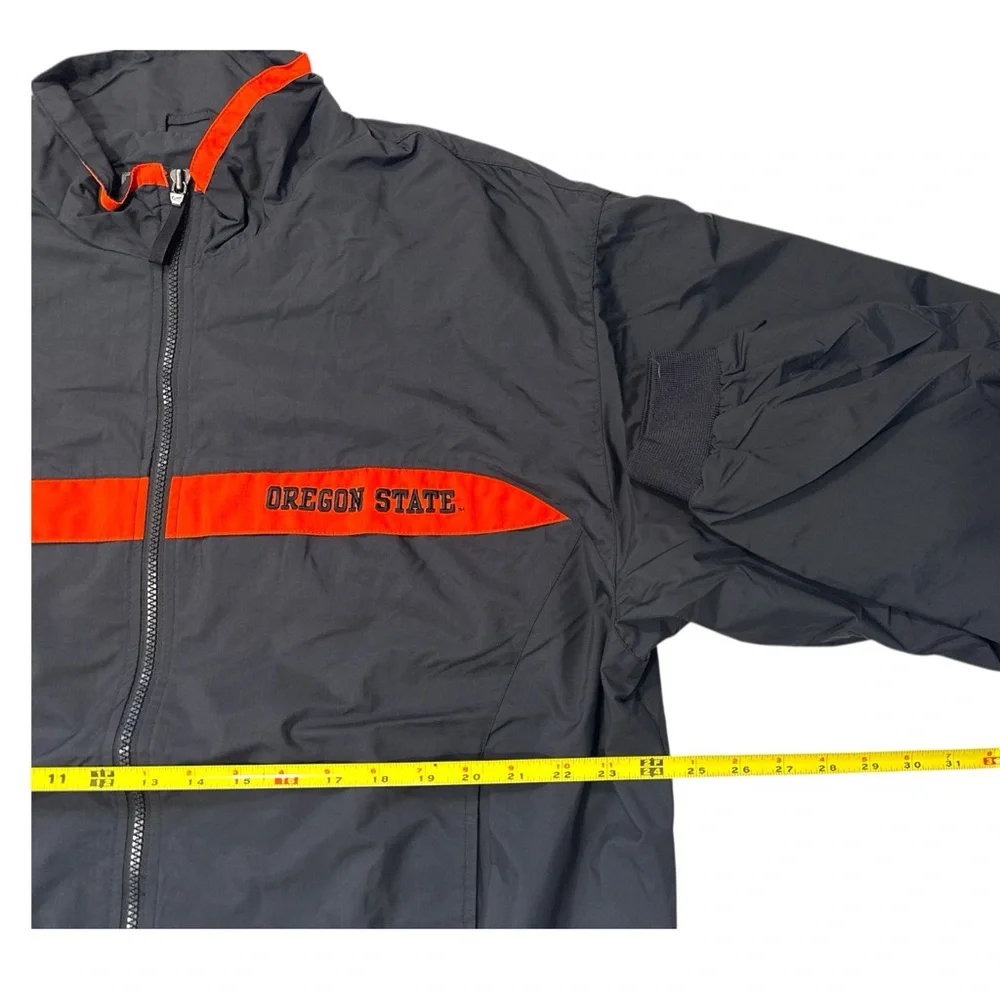 Nike Beavers Black Windbreaker with Orange Stripe Men’s‎ Large